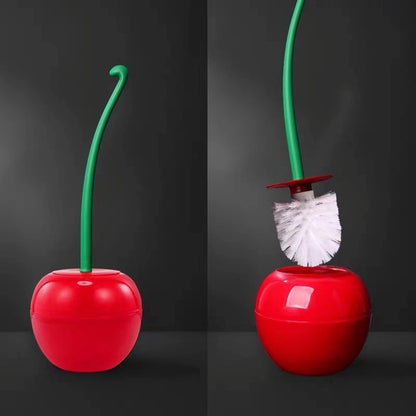 Cherry Toilet Brush Set